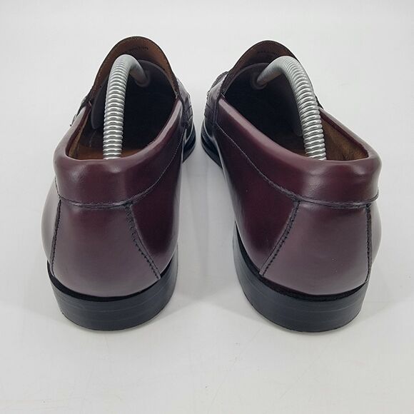 GH Bass Weejuns Wilton Mens 10 EE Penny Loafers Oxblood Burgundy Handsewn main image 10